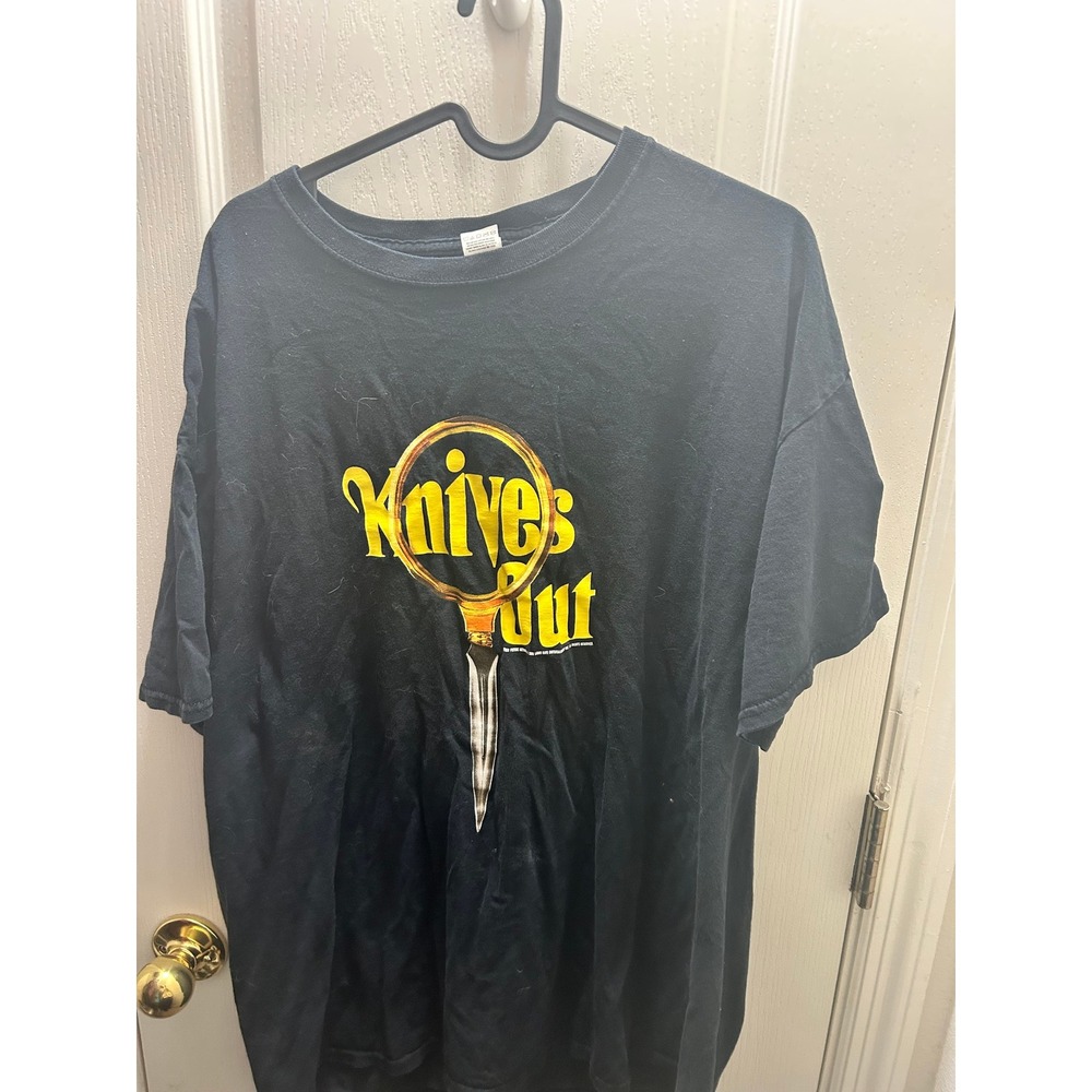 Knives Out Movie Promo T-Shirt XL Black AMC Theaters Graphic Tee 2019